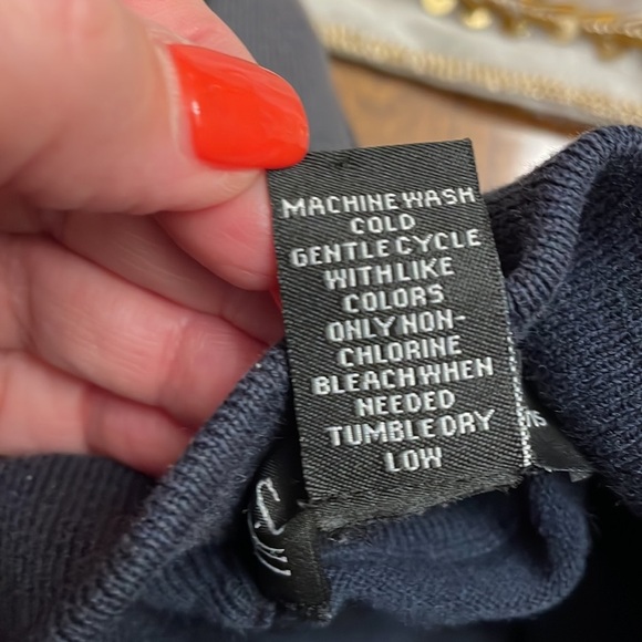 INC men’s Pima cotton blend zip up knit lightweight sweater mock turtleneck SM - Picture 12 of 12